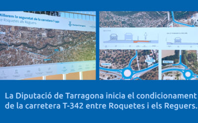 La Diputació de Tarragona inicia el condicionament de la carretera T-342 entre Roquetes i els Reguers que suposaran una inversió de 4,3 milions d’euros per millorar …