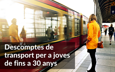 Descomptes per a joves de fins el 90% en bitllets d’autobús i tren per a viatjar aquest estiu 2023