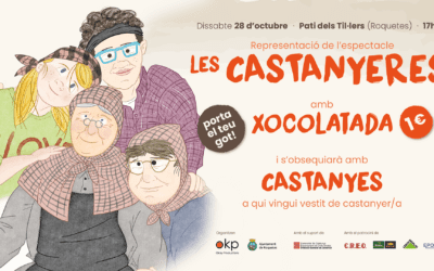 🟡 Espectacle “Les Castanyeres” | Xocolatada i castanyes al Pati des Til·lers