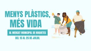 Segueix el cicle d’exposicions al Mercat Municipal, amb ‘Menys plàstics, més vida’