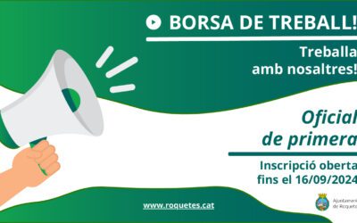 Borsa de treball d’oficials de primera