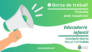 Borsa de treball d’educadors/es infantils