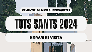 Horari d’obertura del cementiri per Tots Sants