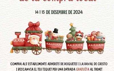 A la Fira de Nadal PUJA LA TREN de la compra local