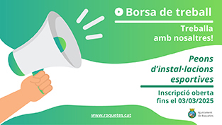 Borsa de treball de peons d’instal·lacions esportives