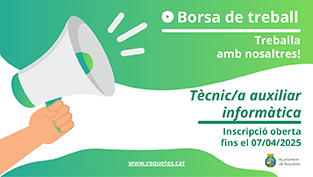 Borsa de treball de tècnic/a auxiliar d’informàtica