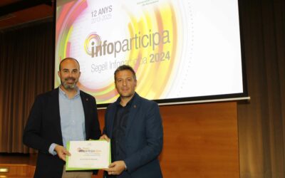 Roquetes recull el Segell Infoparticipa a la transparència i qualitat en la comunicació