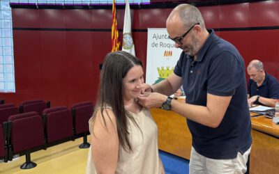 Cristina Cervera s’incorpora com a nova regidora de l’Ajuntament de Roquetes