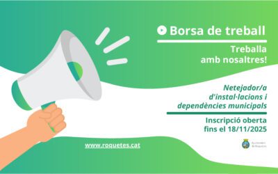 Borsa de treball de netejador/a d’instal·lacions i dependències municipals
