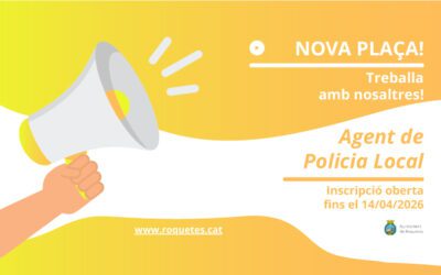 Nova plaça d’agent de Policia Local