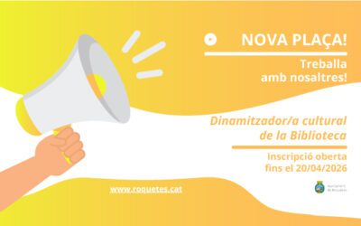 Nova plaça de dinamitzador/a cultural de la Biblioteca