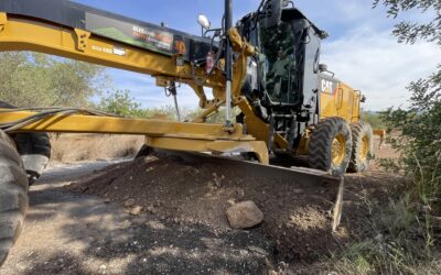 Roquetes avança en la reparació de camins als disseminats després dels aiguats